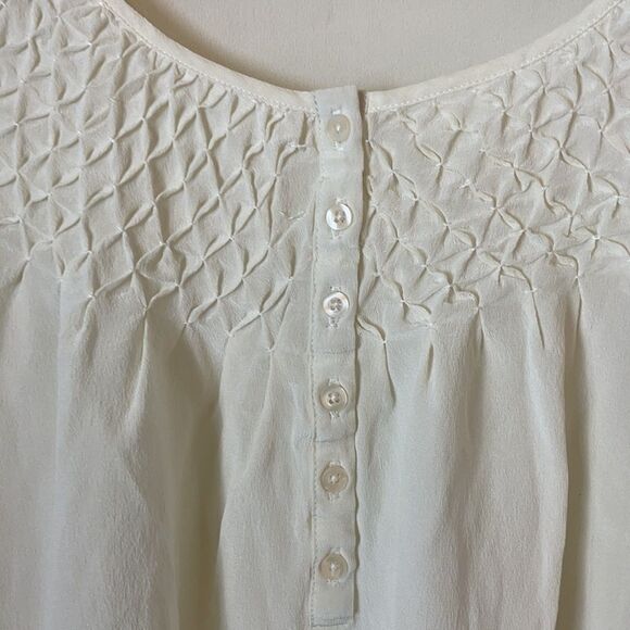 baby style cream blouse size M junior - Picture 6 of 8